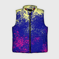Женский жилет Брызги красок фильтр