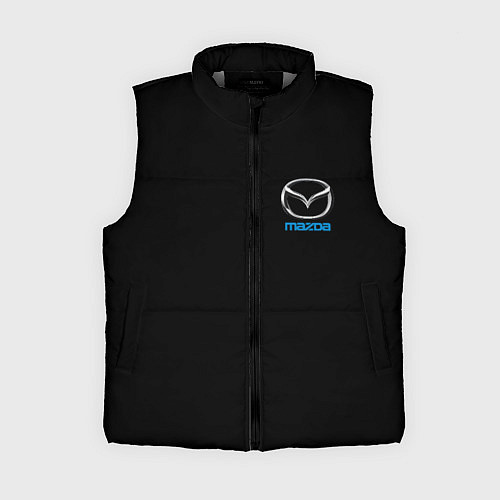 Женский жилет Mazda logo auto / 3D-Светло-серый – фото 1