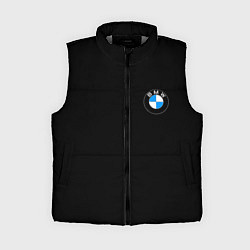 Женский жилет BMW auto logo, цвет: 3D-светло-серый