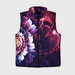 Женский жилет Фрактальный цветок абстракция