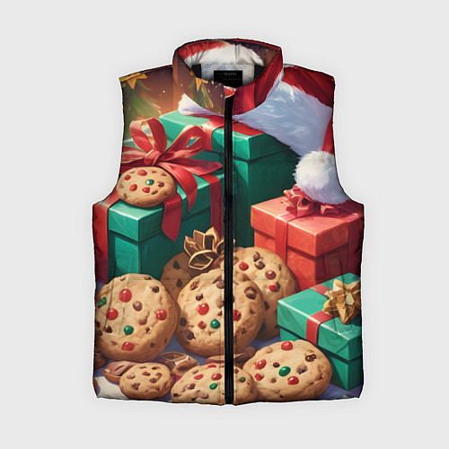 Женский жилет Рождественские подарки / 3D-Черный – фото 1