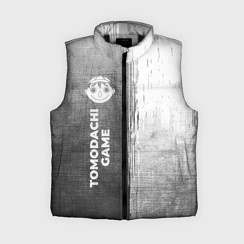 Женский жилет Tomodachi Game - grey gradient по-вертикали / 3D-Черный – фото 1