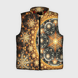 Женский жилет Абстрактные узоры фрактала