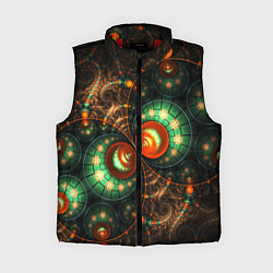 Женский жилет Фрактальный узор абстрактный