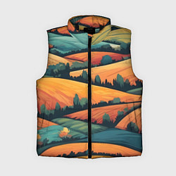 Женский жилет Поля луга