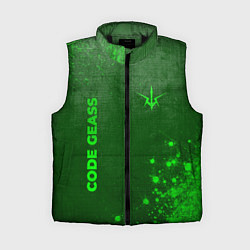 Женский жилет Code Geass - green gradient вертикально