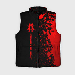 Женский жилет Hunter x Hunter - red gradient по-вертикали, цвет: 3D-черный