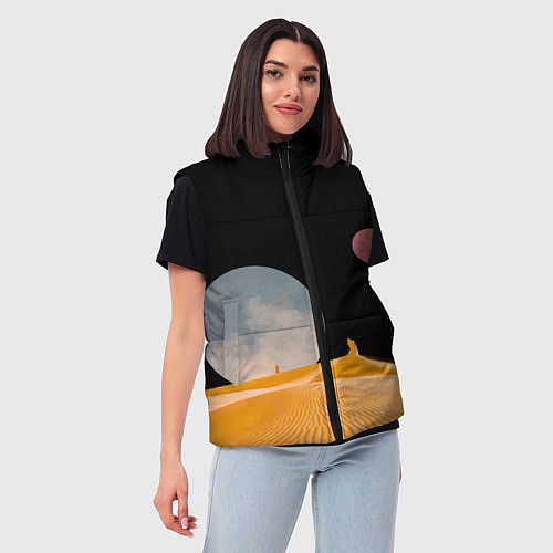 Женский жилет Arrakis sandworm Dune / 3D-Красный – фото 3