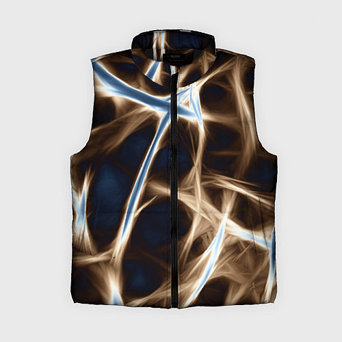 Женский жилет Неоновые связи / 3D-Черный – фото 1