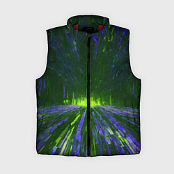 Женский жилет Абстрактный путь в зелёный портал