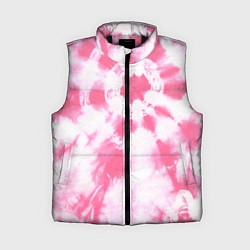 Женский жилет Розовый тай дай