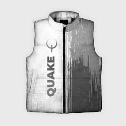 Женский жилет Quake - white gradient по-вертикали