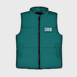 Женский жилет Игрок 388 - Игра в кальмара, цвет: 3D-светло-серый