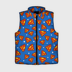 Женский жилет Супермен паттерн