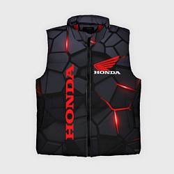 Женский жилет Honda - плиты, цвет: 3D-красный