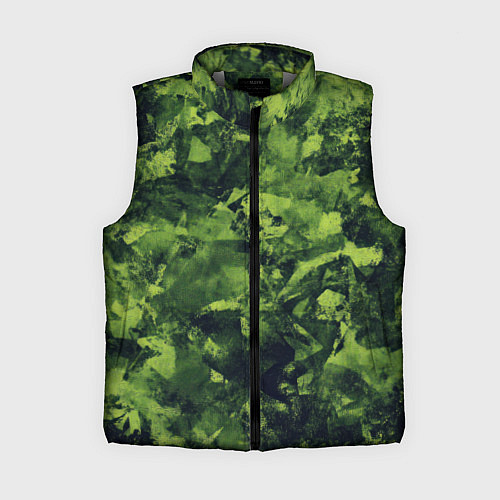 Женский жилет Камуфляж армейский зеленый / 3D-Светло-серый – фото 1
