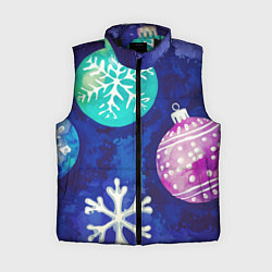 Женский жилет Новогодний узор