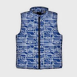 Женский жилет Паттерн с узлами водопроводного лабиринта