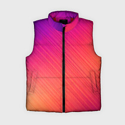 Женский жилет Градиент в косую полоску