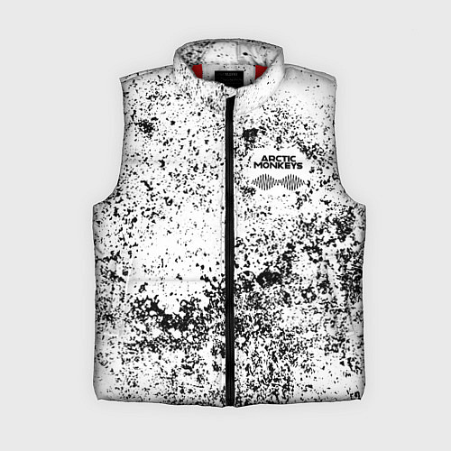Женский жилет Arctic Monkeys - Графический хаос / 3D-Красный – фото 1
