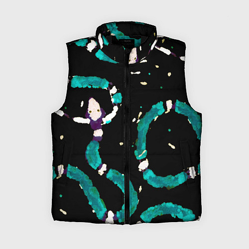 Женский жилет Змейки на охоте / 3D-Черный – фото 1