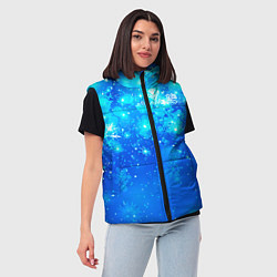 Женский жилет Морозное свечение, цвет: 3D-светло-серый — фото 2