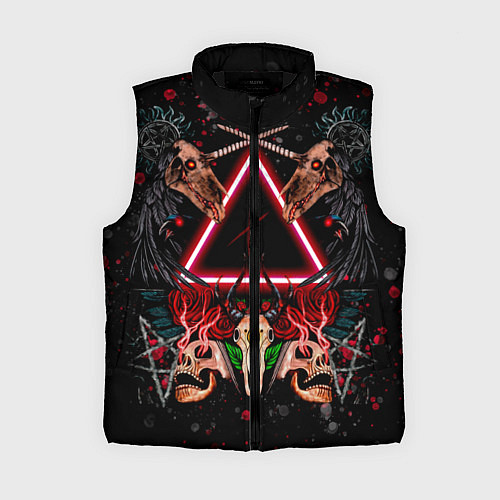 Женский жилет Слепые судьбы / 3D-Черный – фото 1