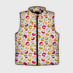 Женский жилет Разноцветный леопардовый узор