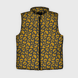 Женский жилет Рыжие пятна леопарда