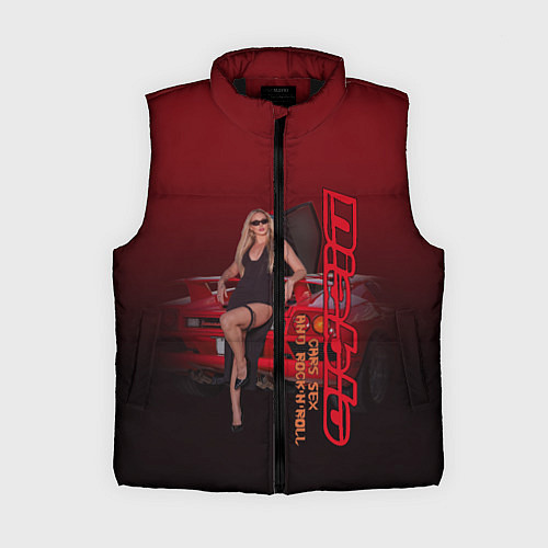 Женский жилет Lamborghini Diablo / 3D-Черный – фото 1