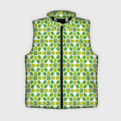 Женский жилет Зелёные тюльпаны