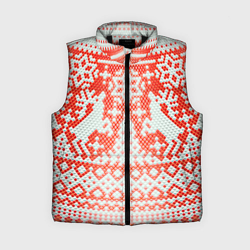 Женский жилет Новогодняя шкура змеи / 3D-Черный – фото 1