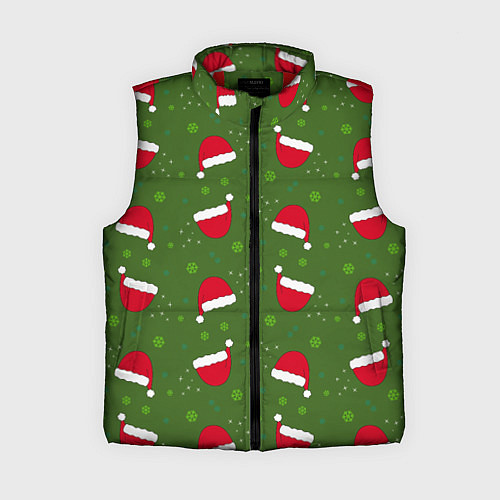 Женский жилет Шапка Санты / 3D-Красный – фото 1
