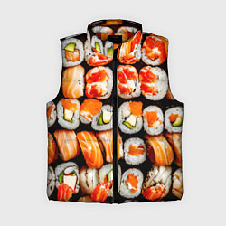 Женский жилет Большой сет роллов, цвет: 3D-красный