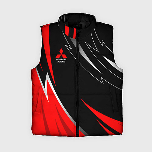Женский жилет Mitsubishi - red and black / 3D-Черный – фото 1