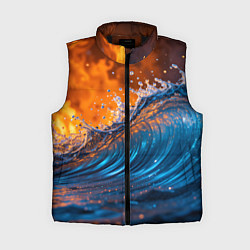 Женский жилет Волна и огонь