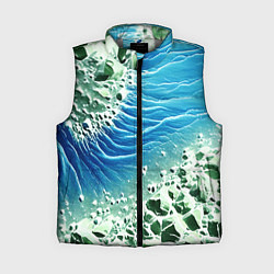 Женский жилет Берег и синие волны