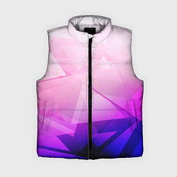 Женский жилет Неоновая геометрия осколки