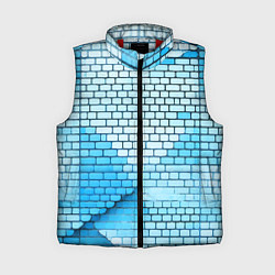 Женский жилет Синие кирпичики