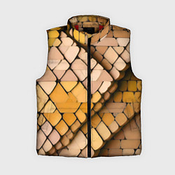 Женский жилет Жёлтые рельефные плитки
