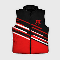 Женский жилет Ведьмак полосы геометрия