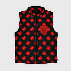 Женский жилет Bullet for my valentine pattern, цвет: 3D-красный