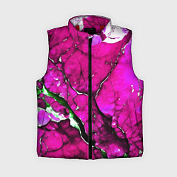 Женский жилет Розовый треснувший камень