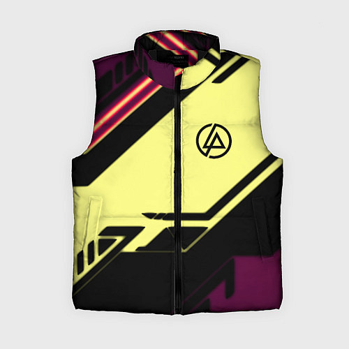 Женский жилет Linkin park geometry steel / 3D-Черный – фото 1