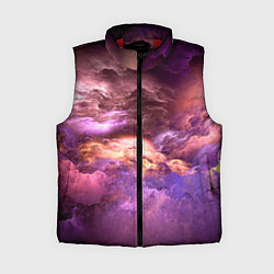 Женский жилет Сиреневый туман текстура