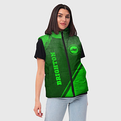 Женский жилет Brighton - green gradient вертикально, цвет: 3D-черный — фото 2