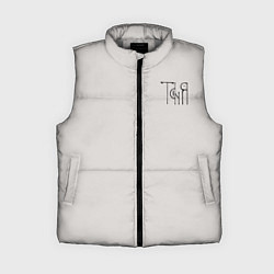 Женский жилет Вязью Таня - чёрная надпись