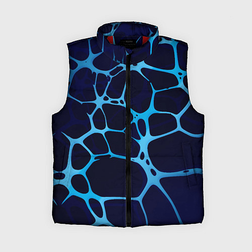 Женский жилет Aqua - абстракция / 3D-Красный – фото 1