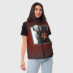 Женский жилет Аниме Токийский Гуль, цвет: 3D-красный — фото 2