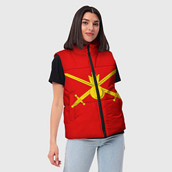 Женский жилет Сухопутные войска, цвет: 3D-светло-серый — фото 2